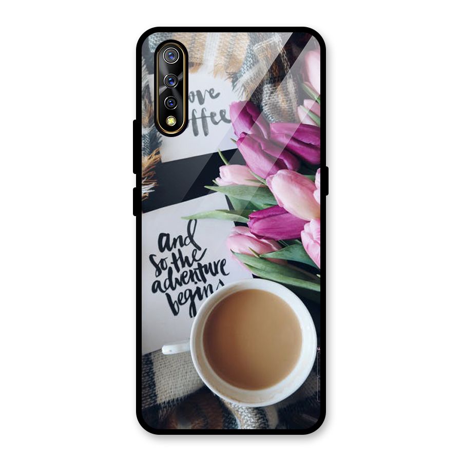 Floral Adventure Glass Back Case for Vivo S1
