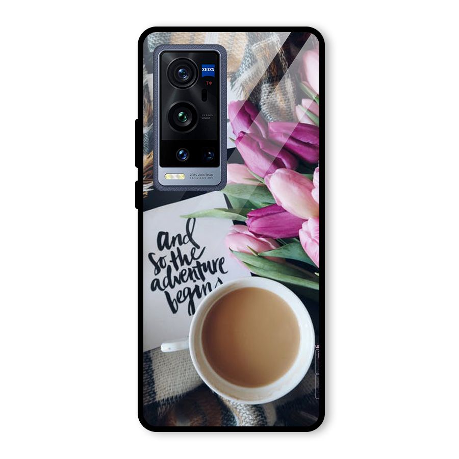 Floral Adventure Glass Back Case for Vivo X60 Pro Plus