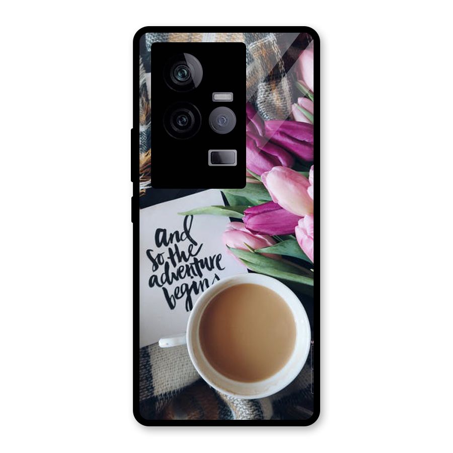 Floral Adventure Glass Back Case for Vivo iQOO 11 5G