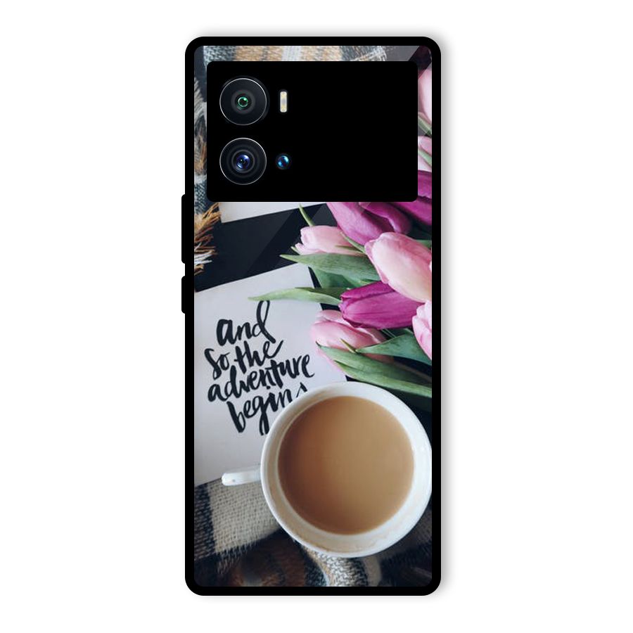 Floral Adventure Glass Back Case for Vivo iQOO 9 Pro