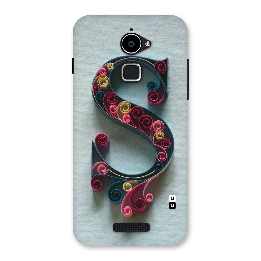 Floral Alphabet Back Case for Coolpad Note 3 Lite