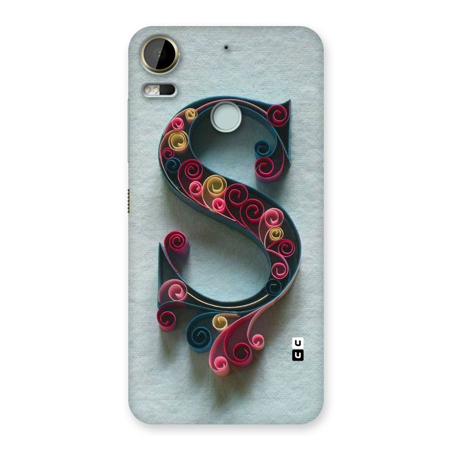 Floral Alphabet Back Case for Desire 10 Pro