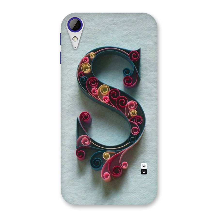 Floral Alphabet Back Case for Desire 830