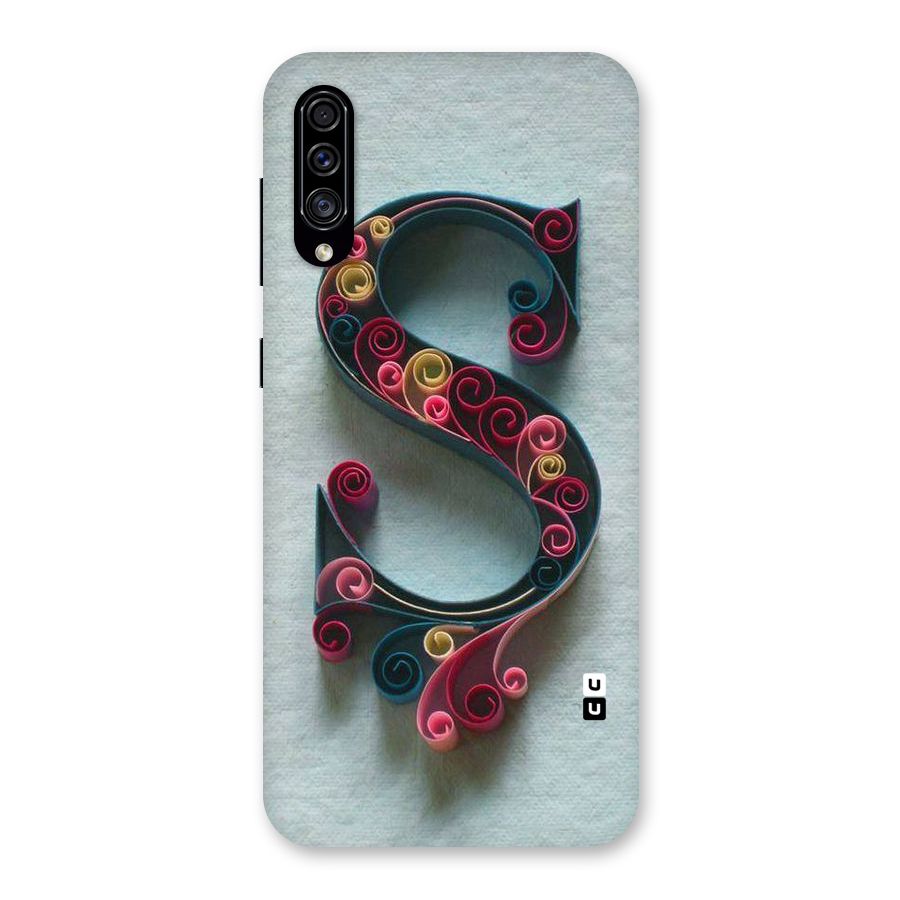 Floral Alphabet Back Case for Galaxy A30s