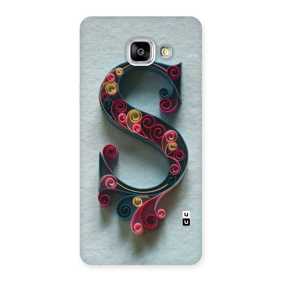 Floral Alphabet Back Case for Galaxy A5 2016