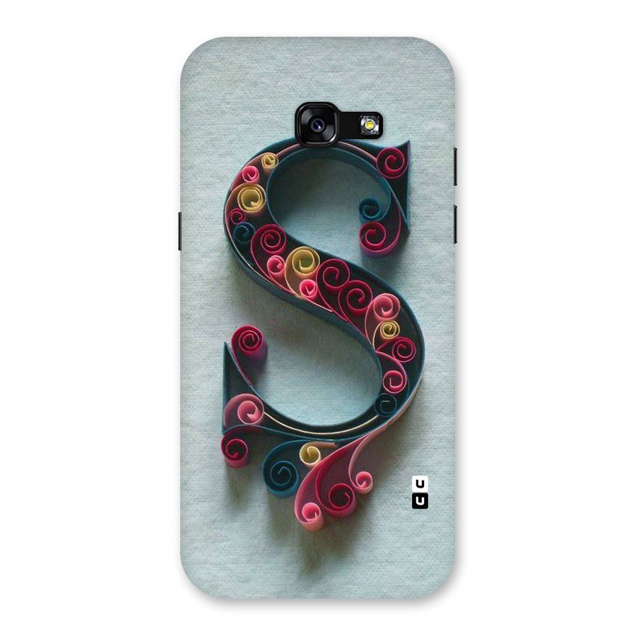Floral Alphabet Back Case for Galaxy A5 2017