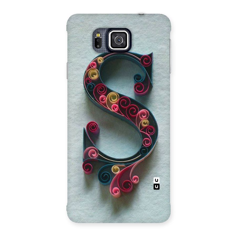 Floral Alphabet Back Case for Galaxy Alpha