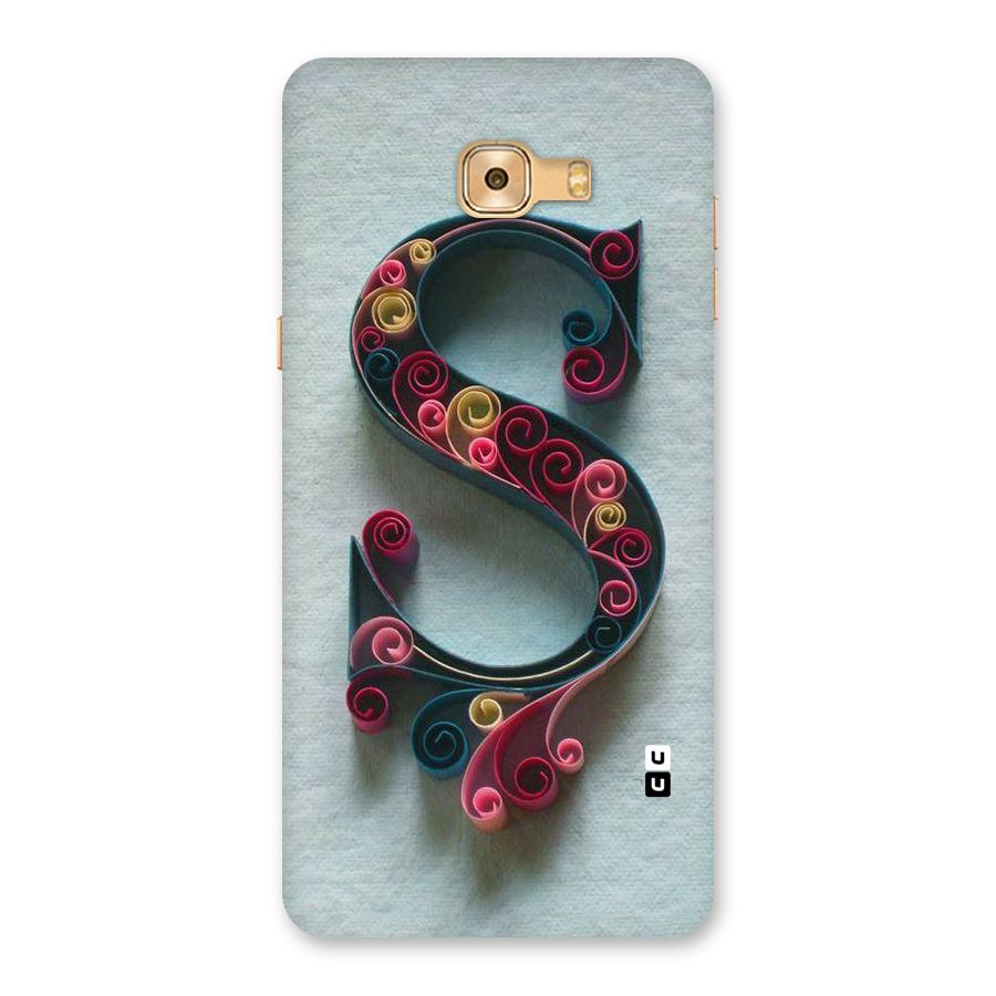 Floral Alphabet Back Case for Galaxy C9 Pro