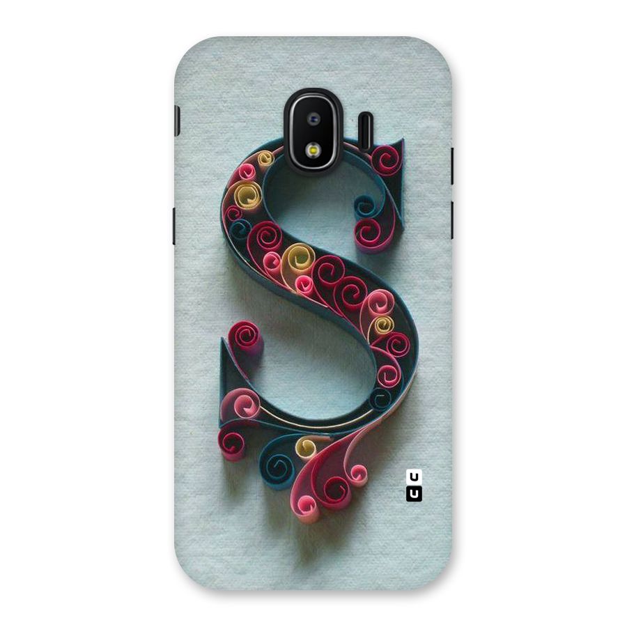 Floral Alphabet Back Case for Galaxy J2 Pro 2018