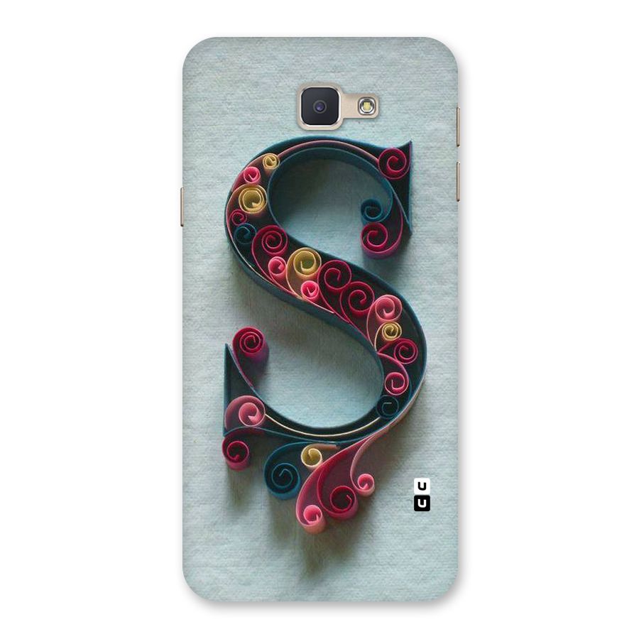 Floral Alphabet Back Case for Galaxy J5 Prime