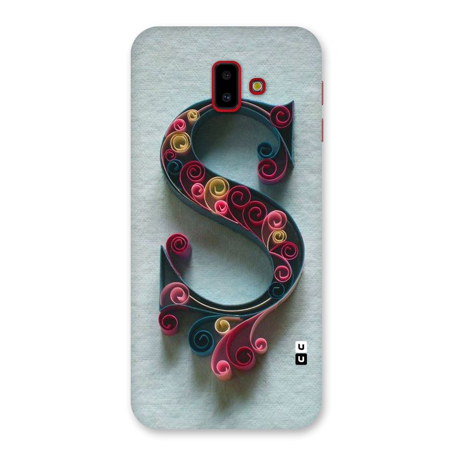 Floral Alphabet Back Case for Galaxy J6 Plus