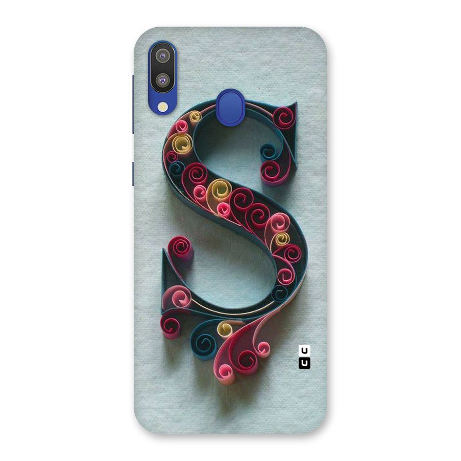 Floral Alphabet Back Case for Galaxy M20