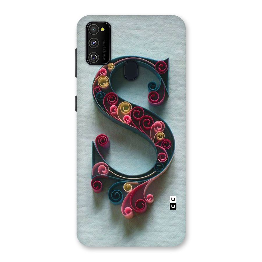 Floral Alphabet Back Case for Galaxy M30s