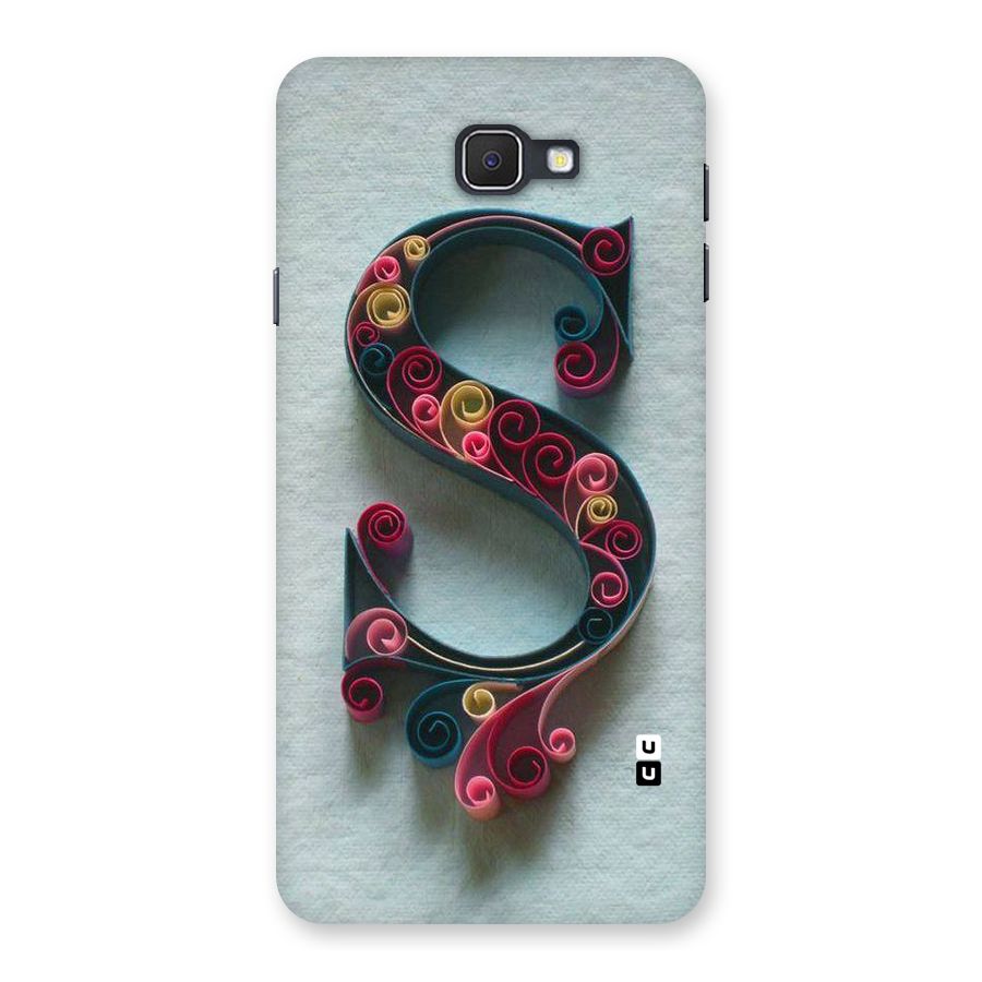 Floral Alphabet Back Case for Galaxy On7 2016
