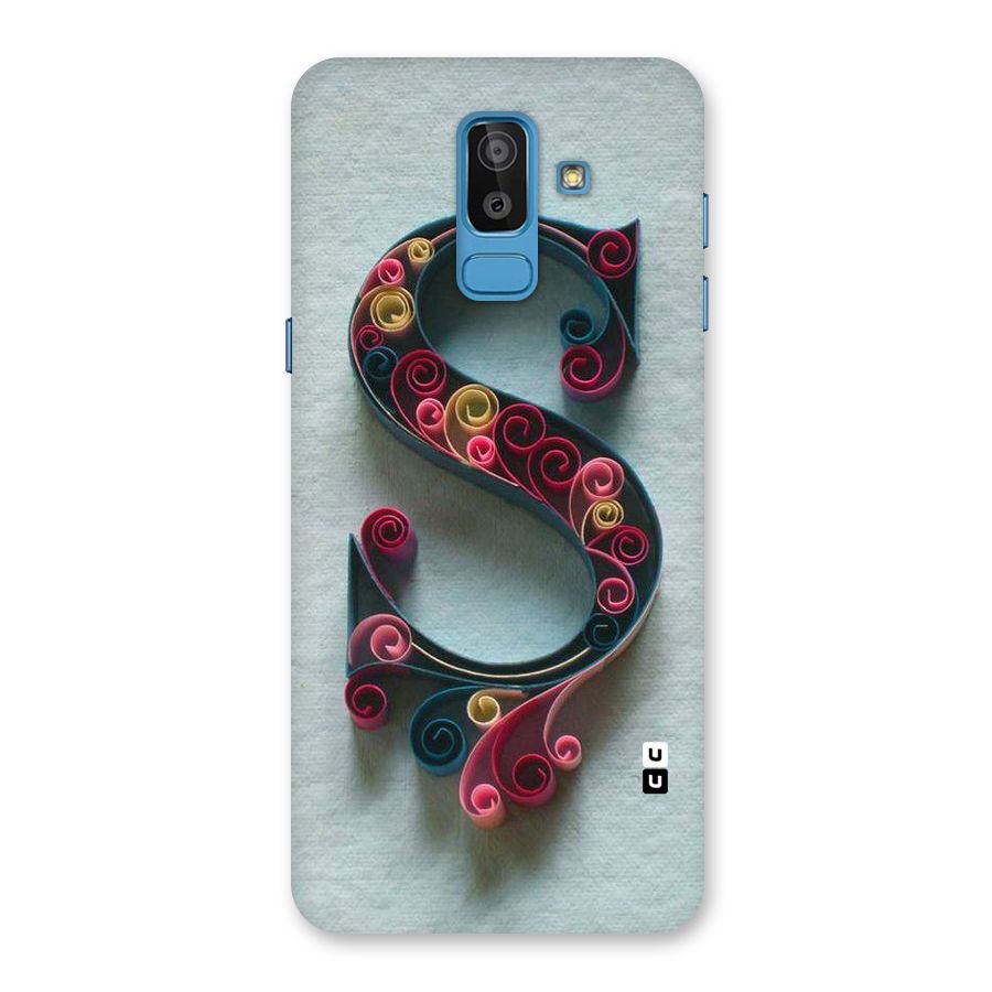 Floral Alphabet Back Case for Galaxy On8 (2018)