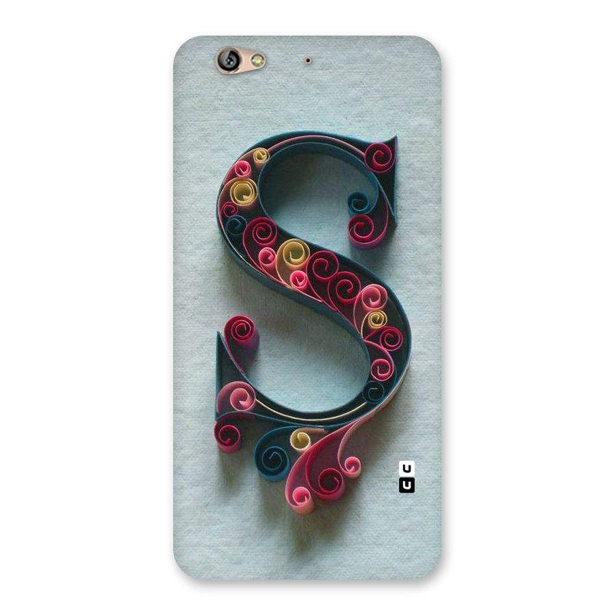 Floral Alphabet Back Case for Gionee S6