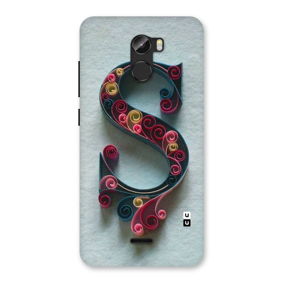 Floral Alphabet Back Case for Gionee X1