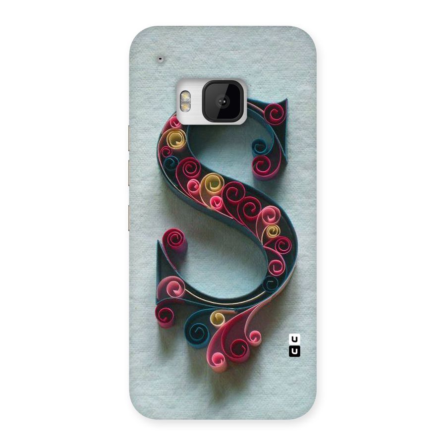 Floral Alphabet Back Case for HTC One M9