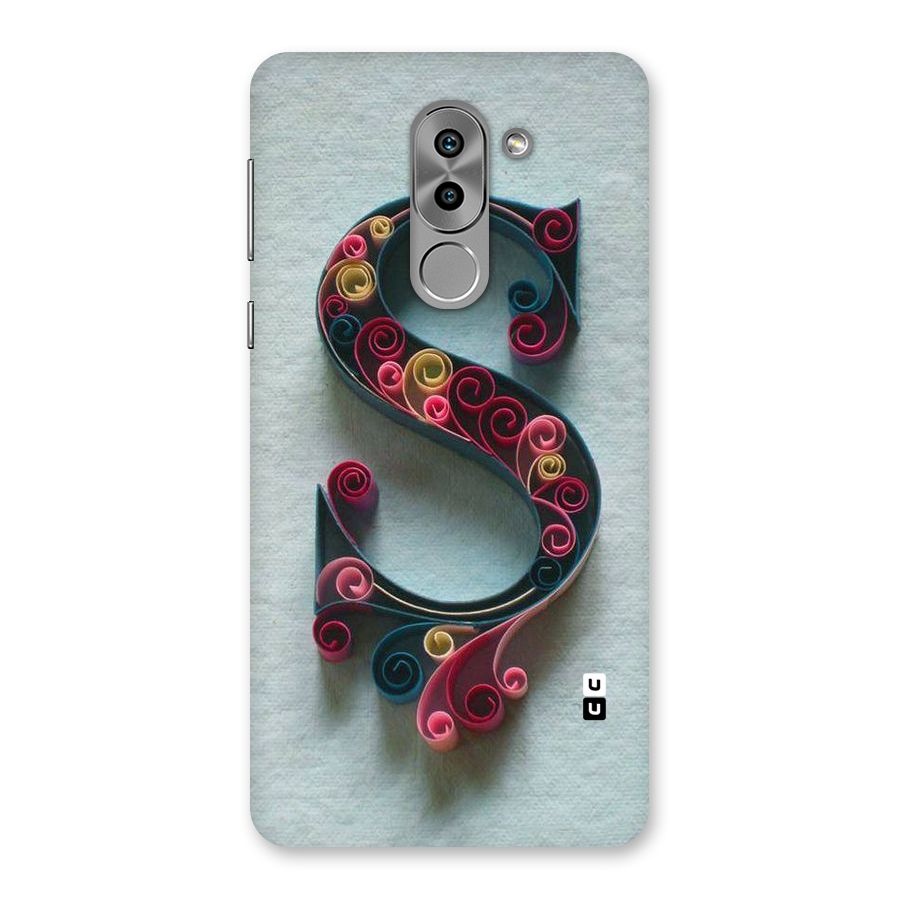 Floral Alphabet Back Case for Honor 6X