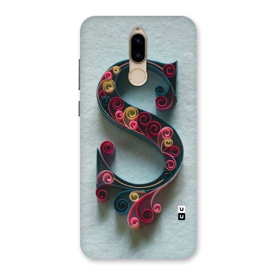 Floral Alphabet Back Case for Honor 9i