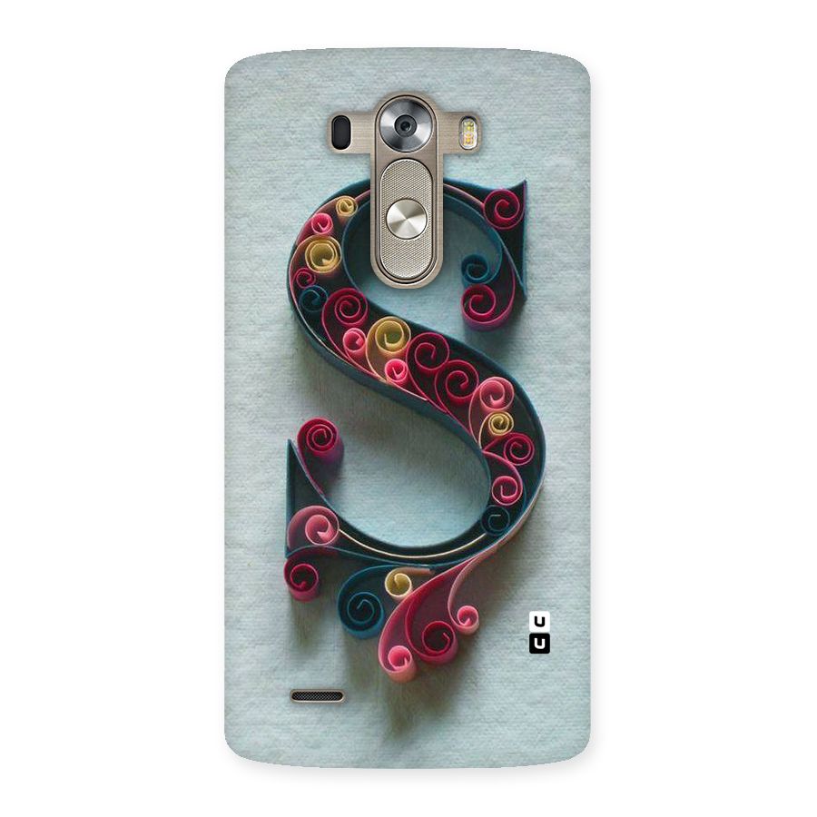 Floral Alphabet Back Case for LG G3