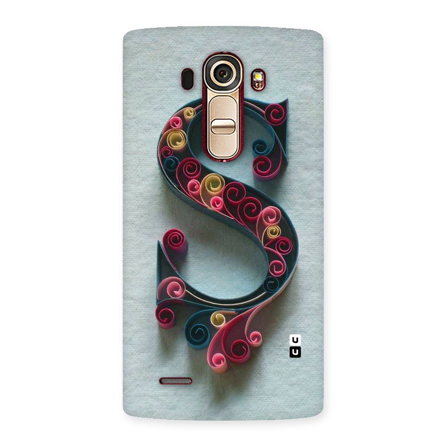 Floral Alphabet Back Case for LG G4