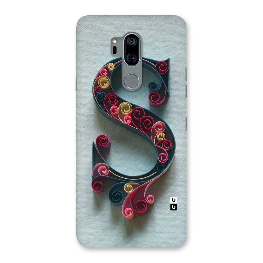 Floral Alphabet Back Case for LG G7