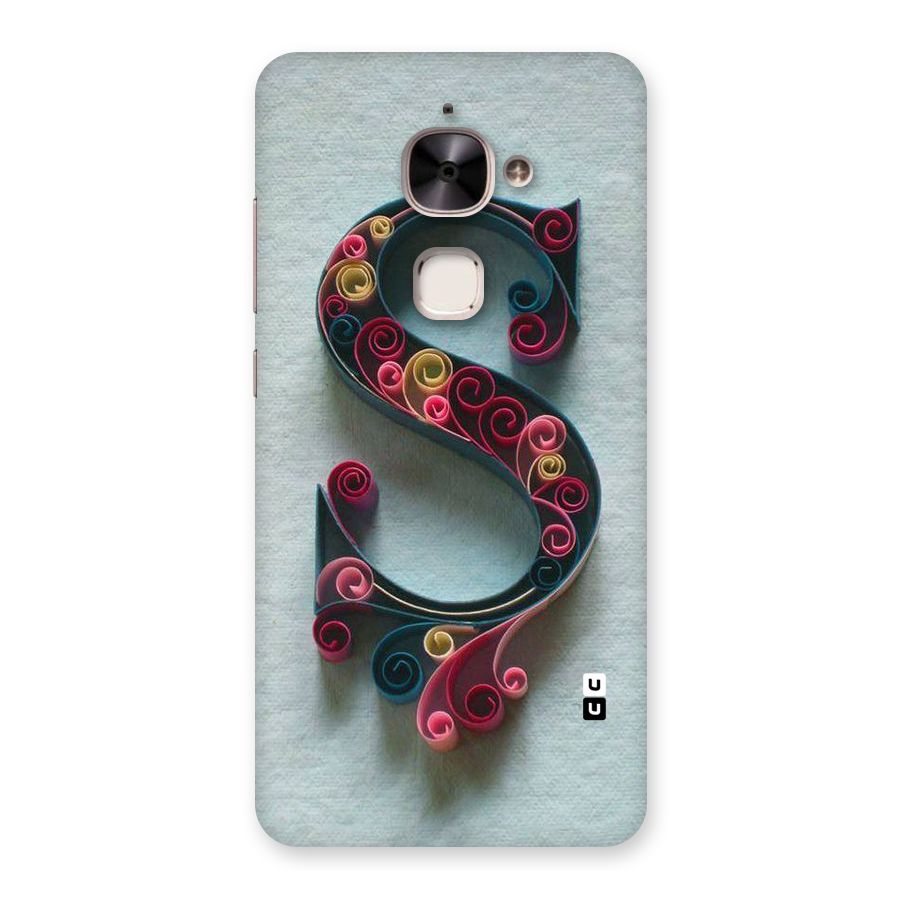 Floral Alphabet Back Case for Le 2