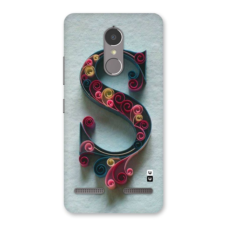 Floral Alphabet Back Case for Lenovo K6