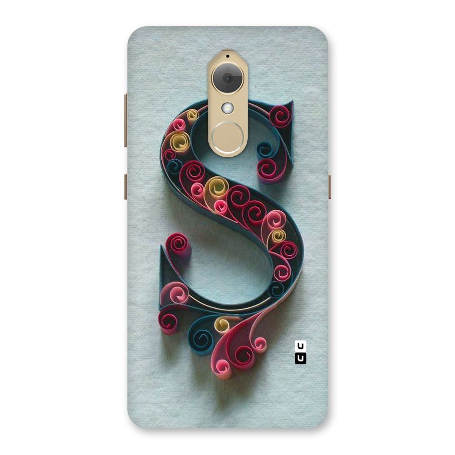 Floral Alphabet Back Case for Lenovo K8