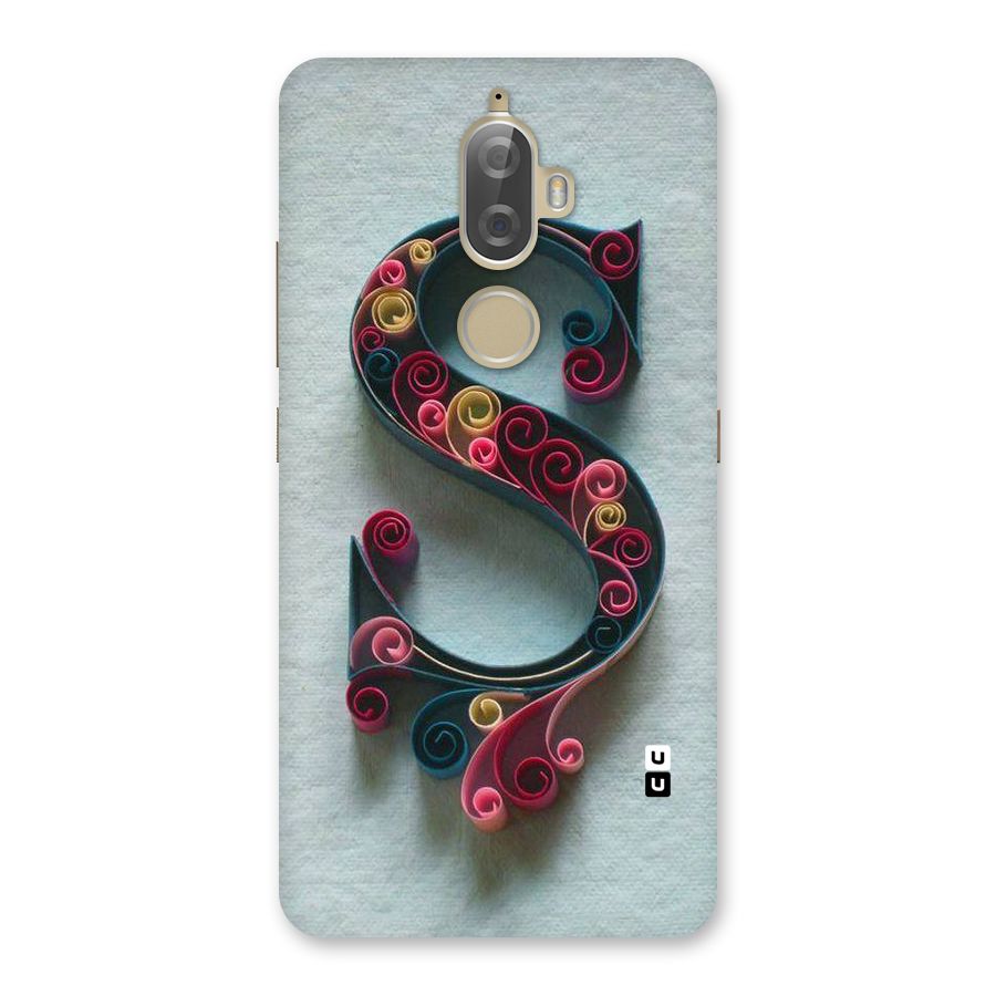 Floral Alphabet Back Case for Lenovo K8 Plus