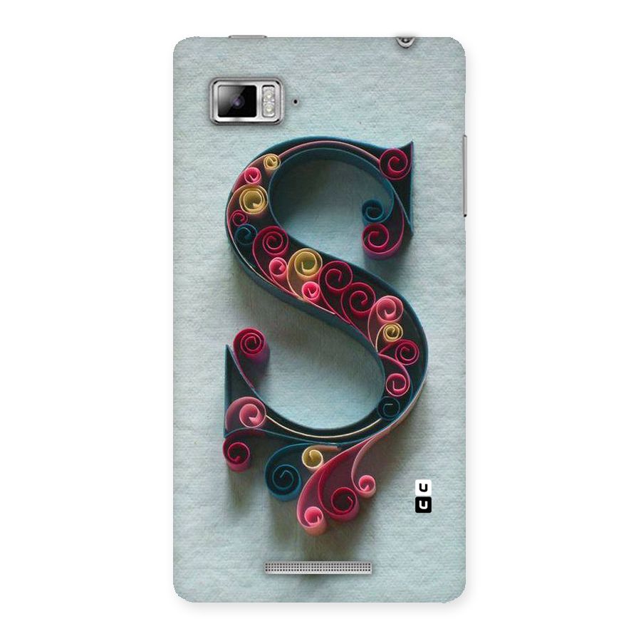 Floral Alphabet Back Case for Lenovo Vibe Z K910