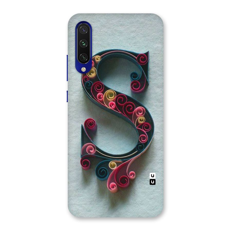 Floral Alphabet Back Case for Mi A3