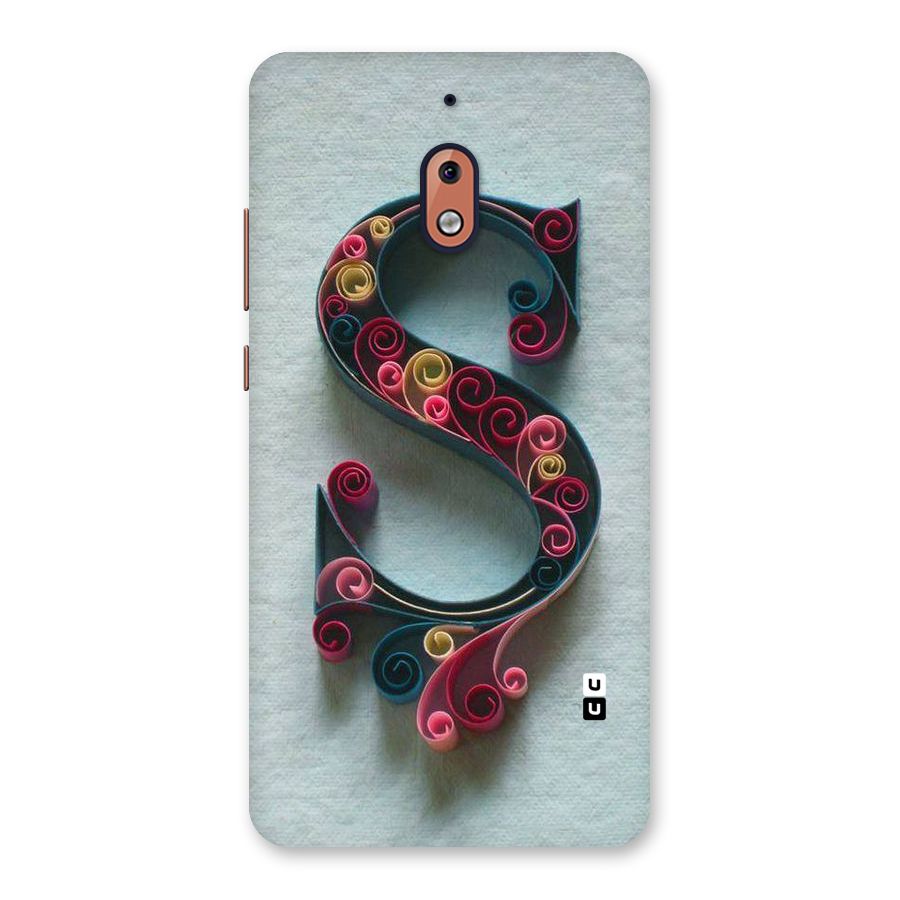 Floral Alphabet Back Case for Nokia 2.1