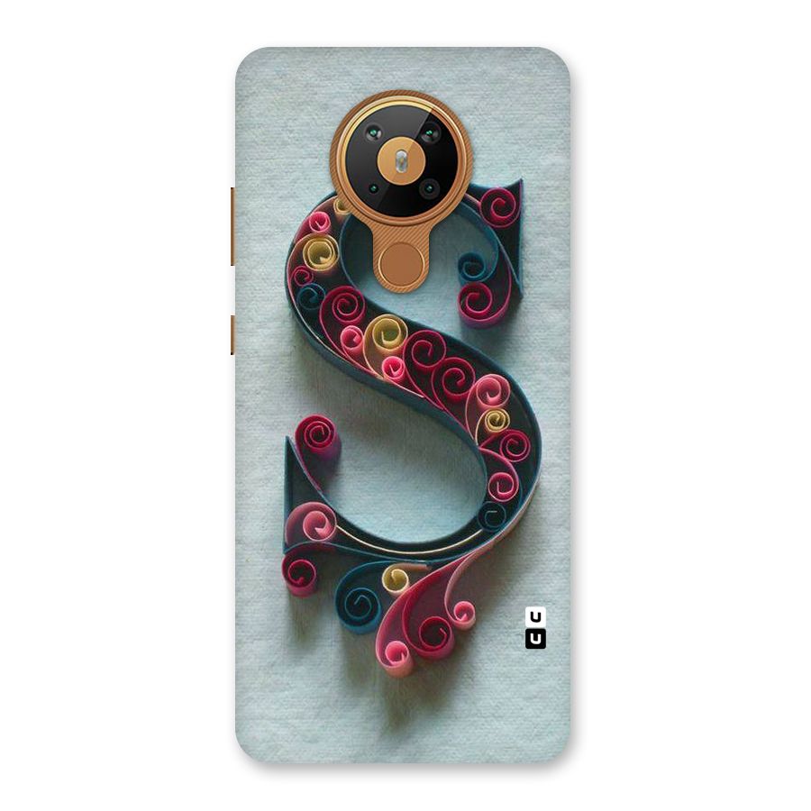 Floral Alphabet Back Case for Nokia 5.3