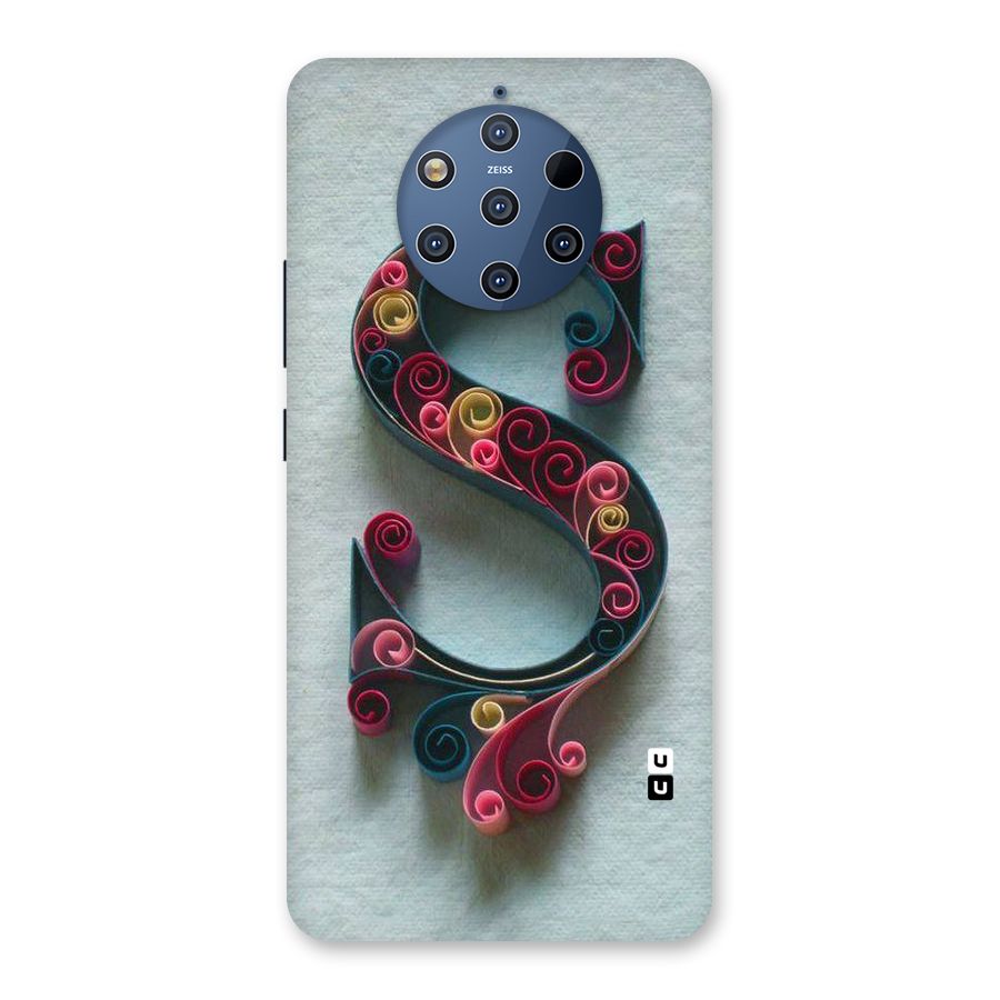 Floral Alphabet Back Case for Nokia 9 PureView