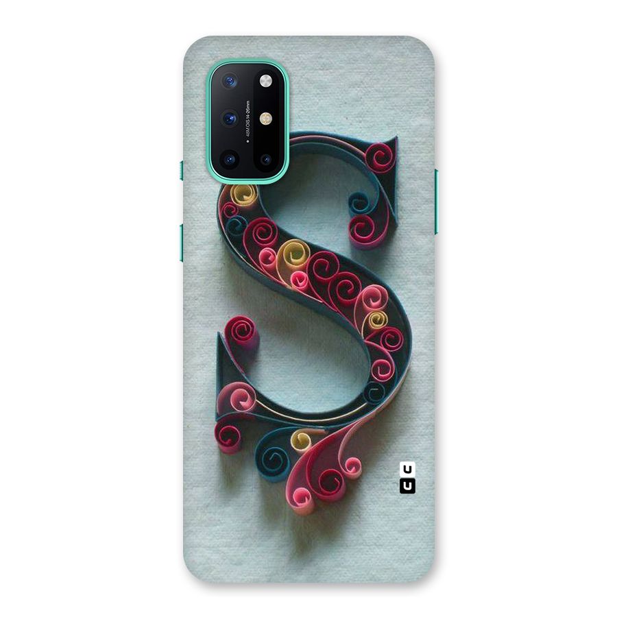 Floral Alphabet Back Case for OnePlus 8T