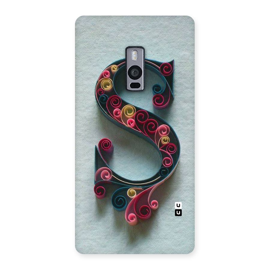 Floral Alphabet Back Case for OnePlus Two