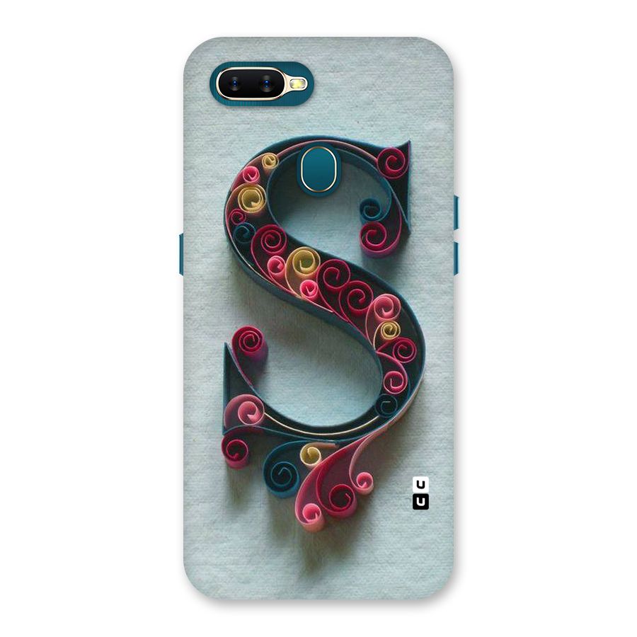 Floral Alphabet Back Case for Oppo A11k
