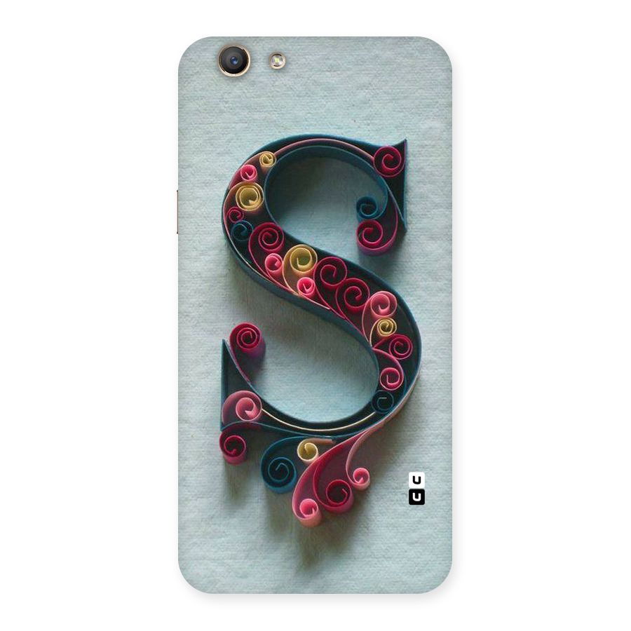 Floral Alphabet Back Case for Oppo A59