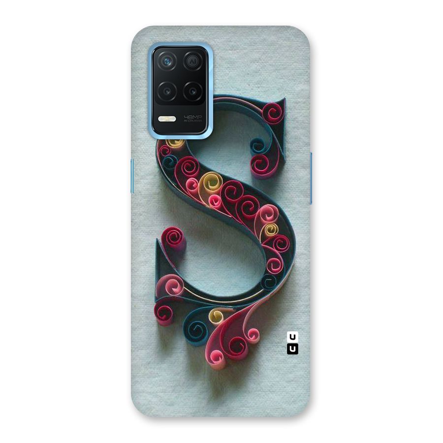Floral Alphabet Back Case for Realme 8 5G