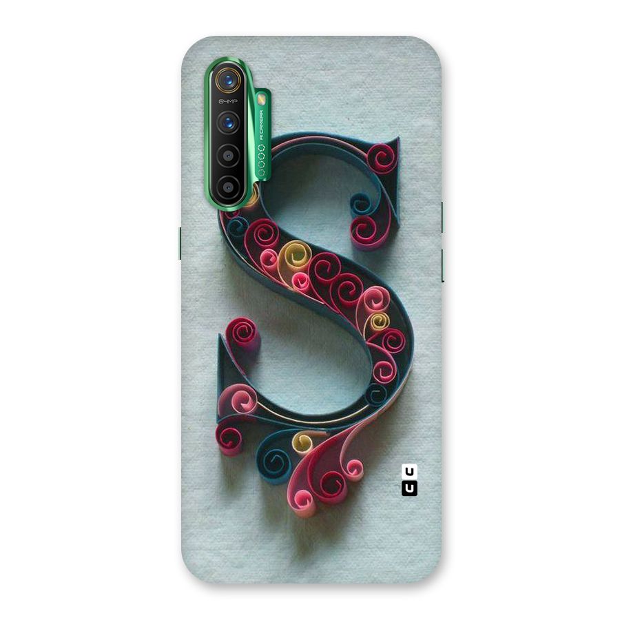 Floral Alphabet Back Case for Realme X2