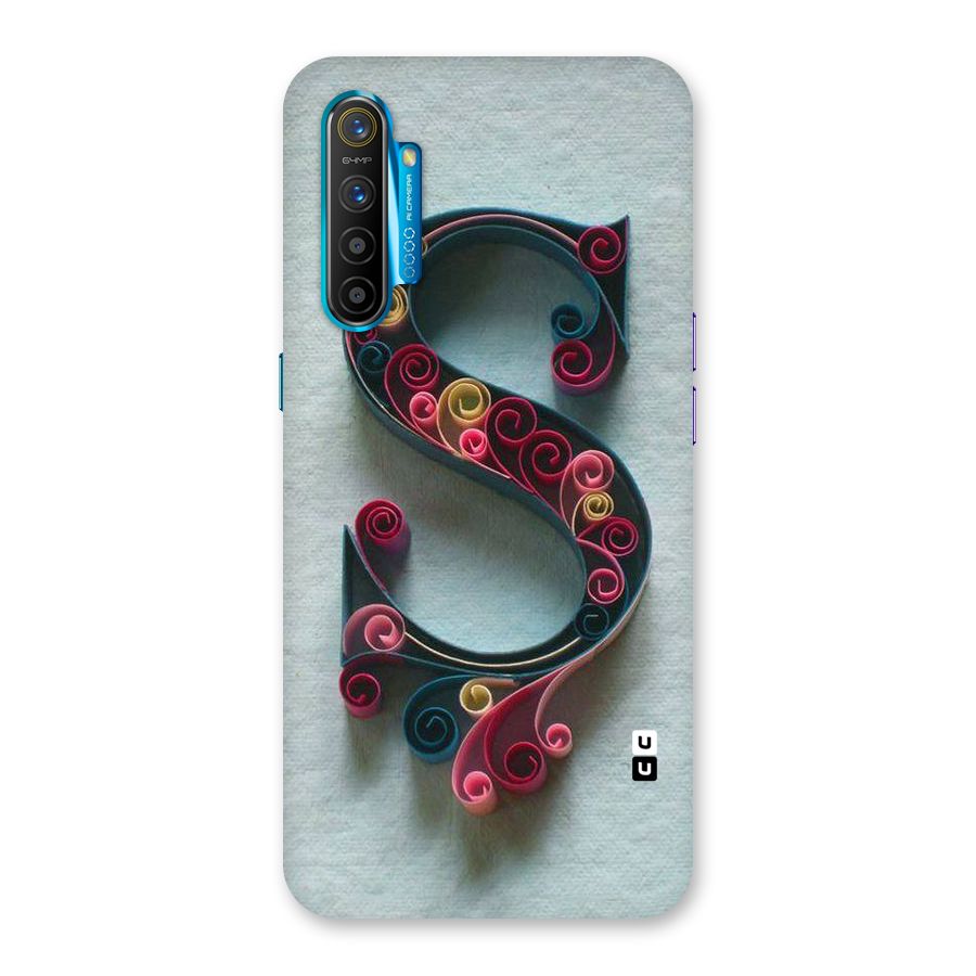 Floral Alphabet Back Case for Realme XT