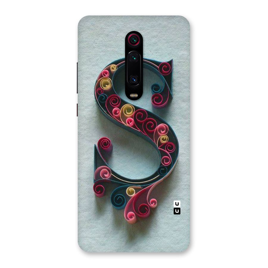Floral Alphabet Back Case for Redmi K20