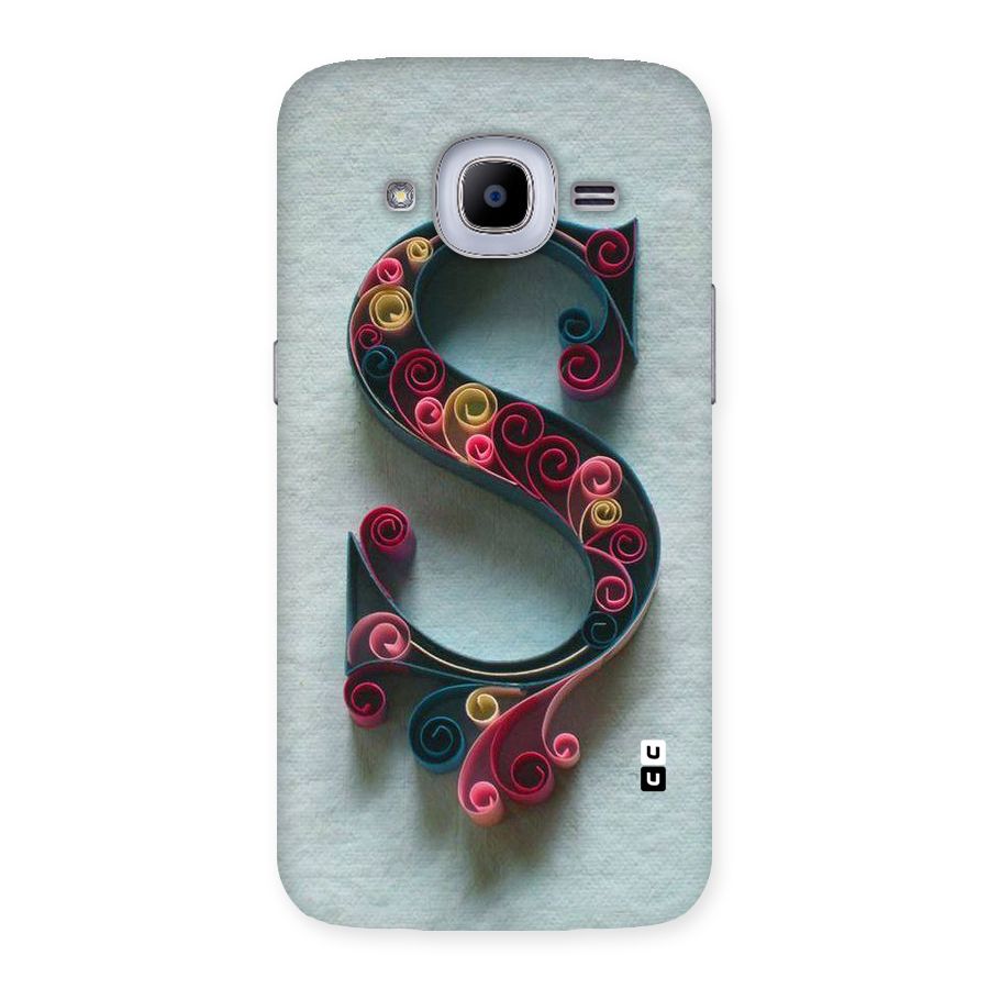 Floral Alphabet Back Case for Samsung Galaxy J2 2016