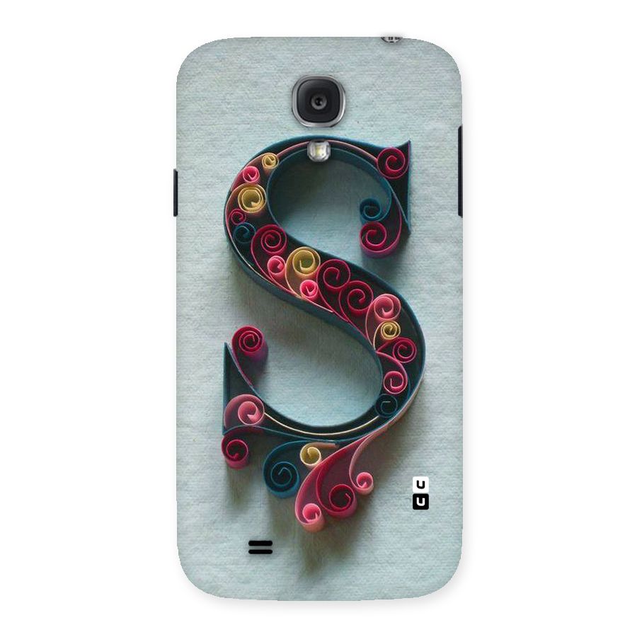 Floral Alphabet Back Case for Samsung Galaxy S4
