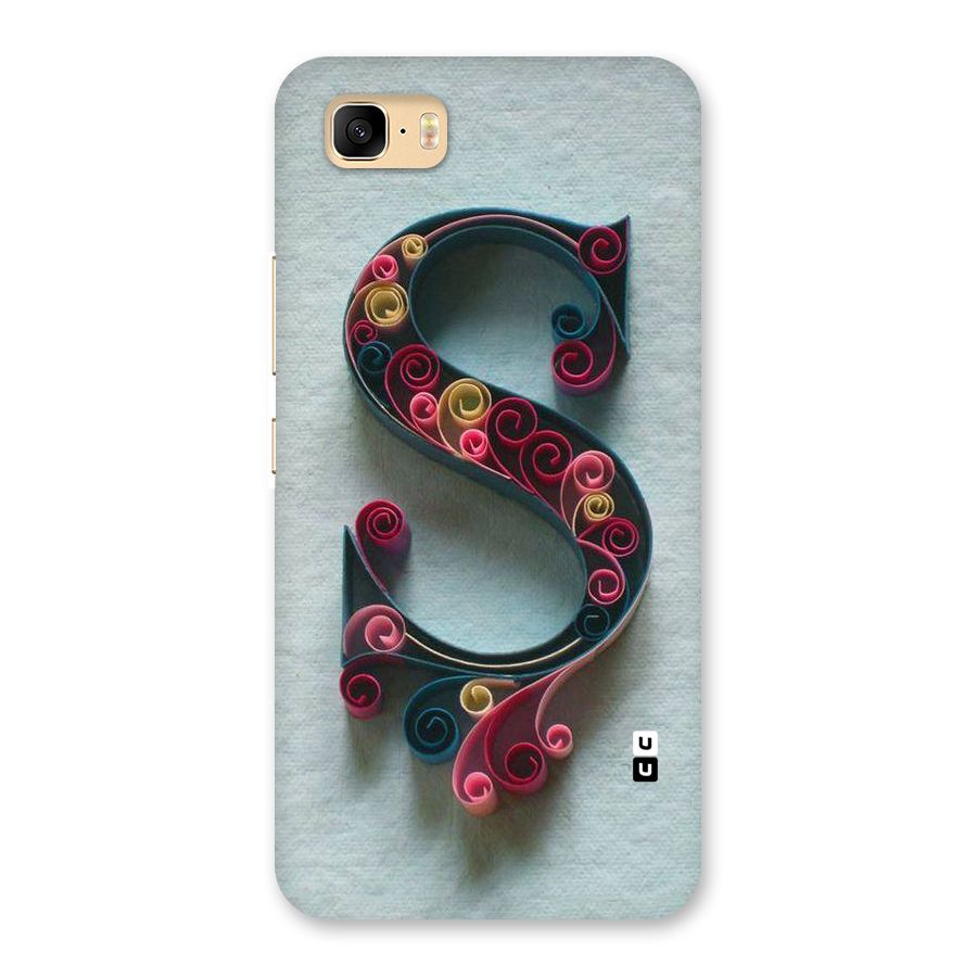 Floral Alphabet Back Case for Zenfone 3s Max