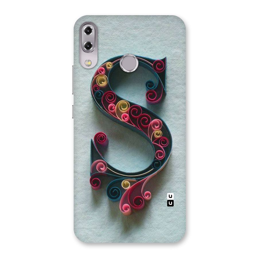 Floral Alphabet Back Case for Zenfone 5Z