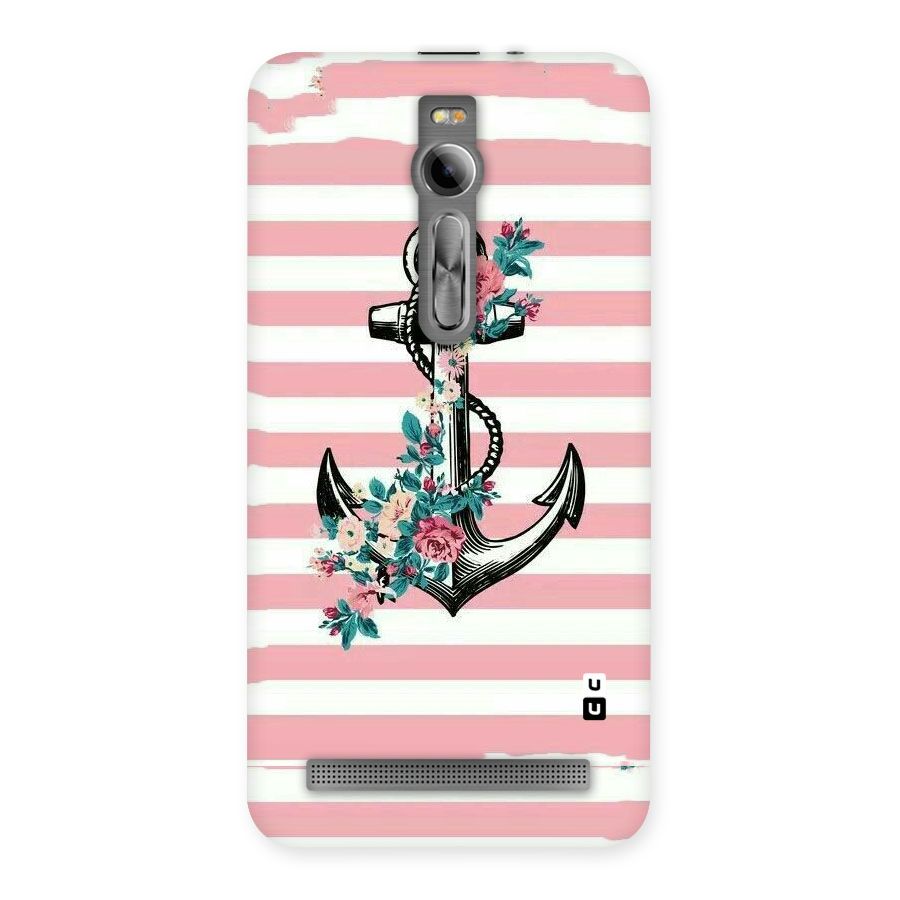 Floral Anchor Back Case for Asus Zenfone 2