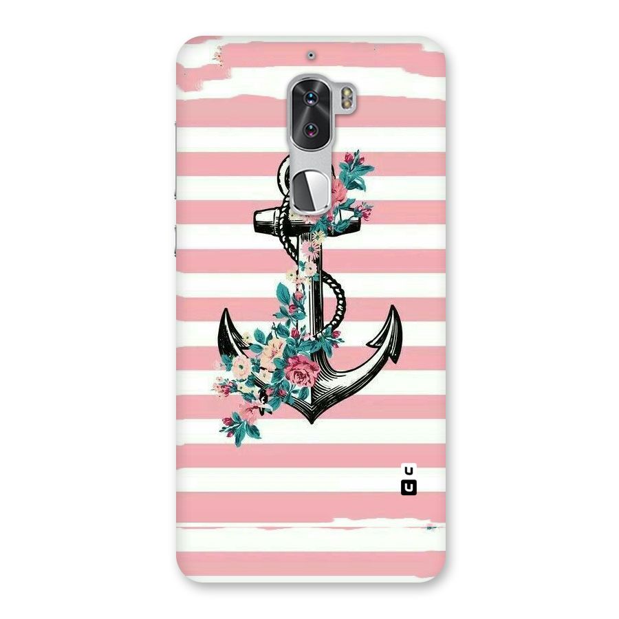 Floral Anchor Back Case for Coolpad Cool 1